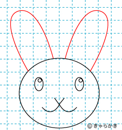 ウサギの描き方（初級）06