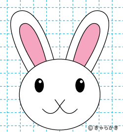ウサギの描き方（初級）完成01