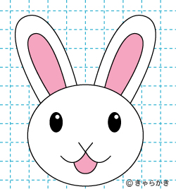 ウサギの描き方（初級）完成02